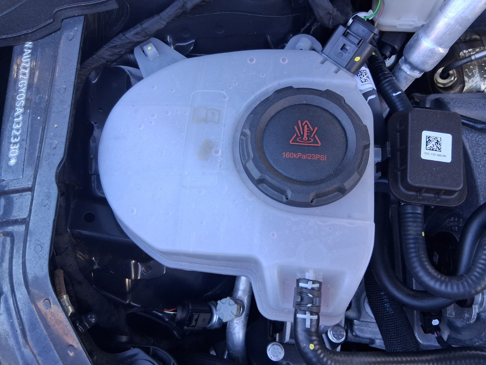 2025 AUDI A3 8Y HATCHBACK 1.5 PETROL COOLANT WATER EXPANSION OVERFLOW TANK