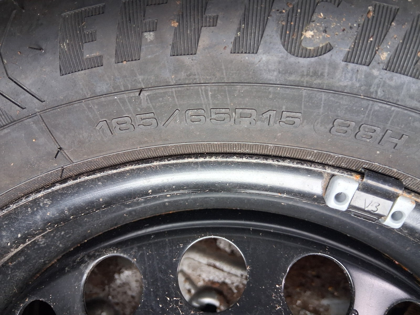 VW VOLKSWAGEN POLO 2018 MK6 15 INCH SPACE SAVER SPARE WHEEL WITH TYRE 185/65R15