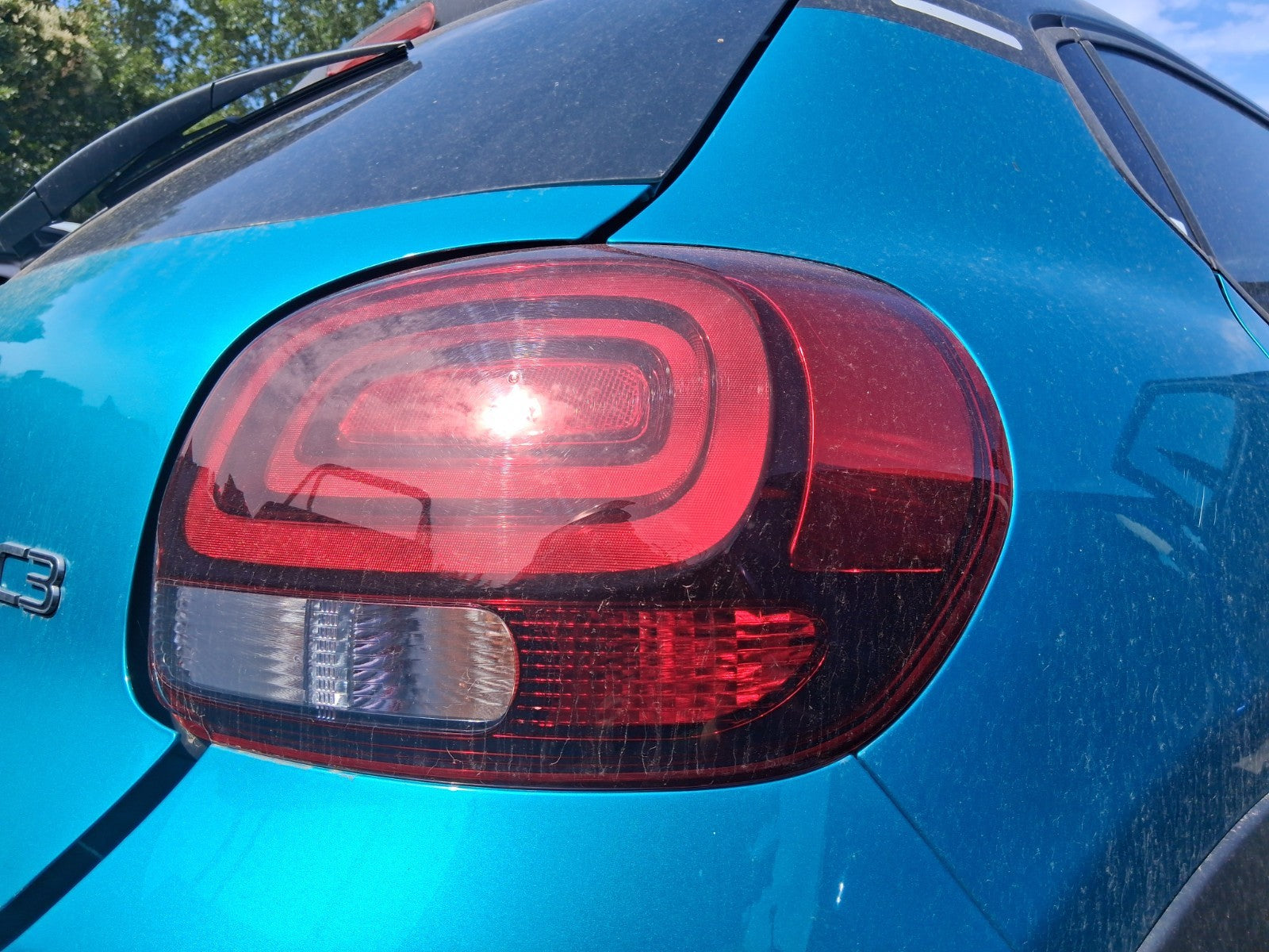 2023 CITREOEN C3 MK3 HATCHBACK OSR DRIVER SIDE REAR TAIL LIGHT LAMP