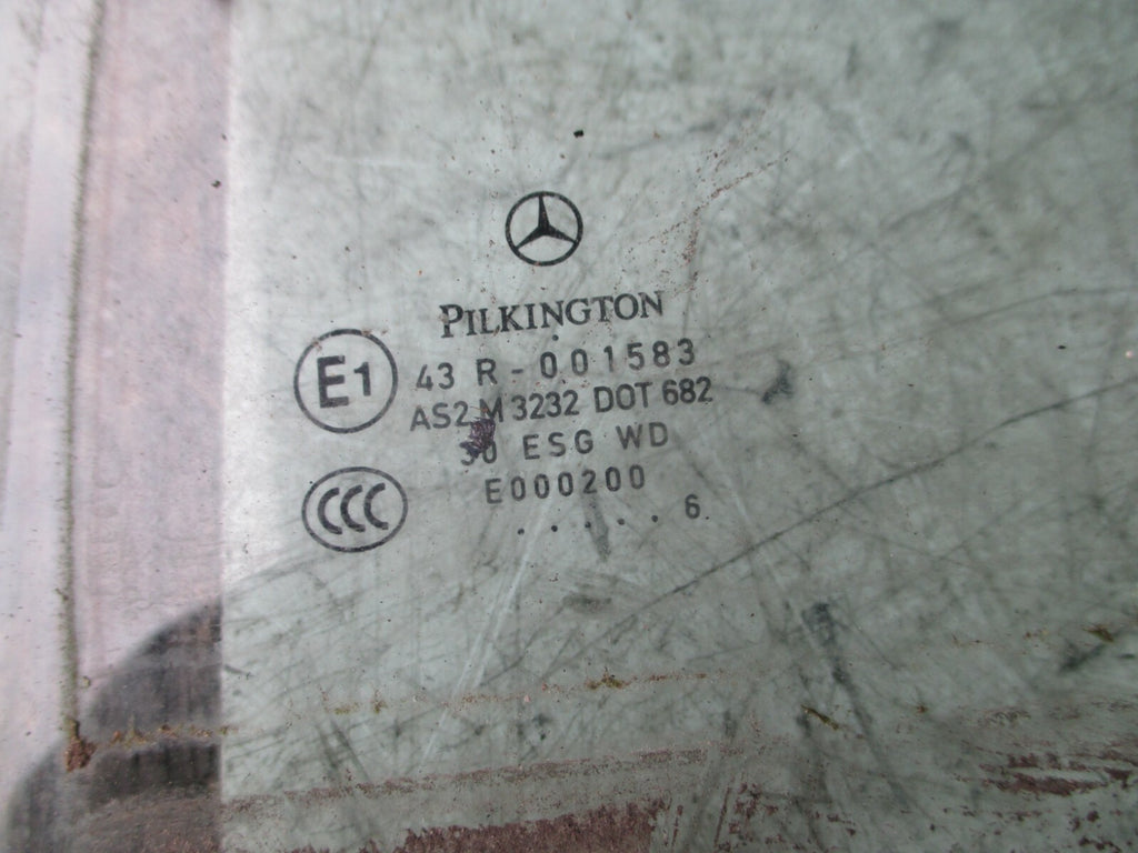 MERCEDES-BENZ A-CLASS 2006 W169 NSR REAR PASSENGER SIDE WINDOW GLASS E143R001583