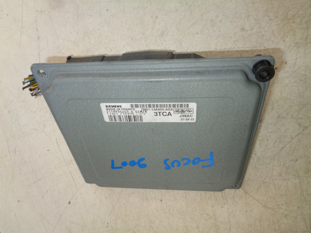 FORD FOCUS 2007 1.6 PETROL ECU ENGINE CONTROL UNIT 7M5112A650AGA