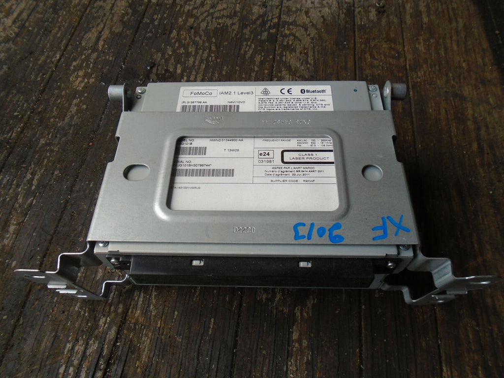 JAGUAR XF FACELIFT 2013 SATNAV DVD DISC HEAD UNIT CF6N18C815HF