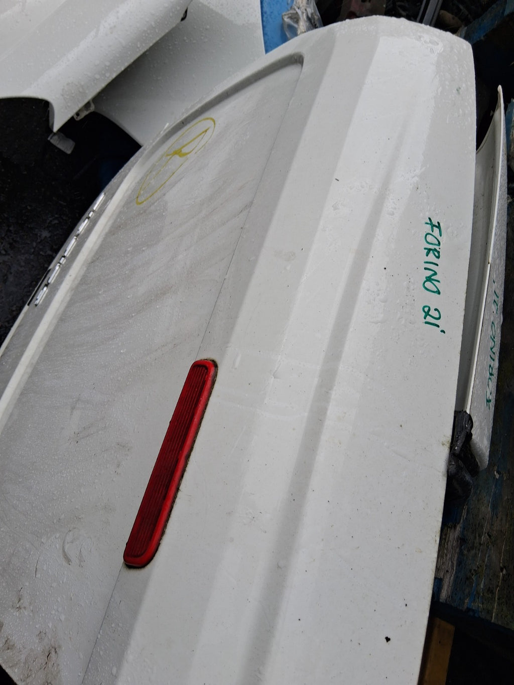 2021 FIAT FIORINO MK3 NSR PASSENGER SIDE REAR LEFT COMPLETE DOOR WHITE