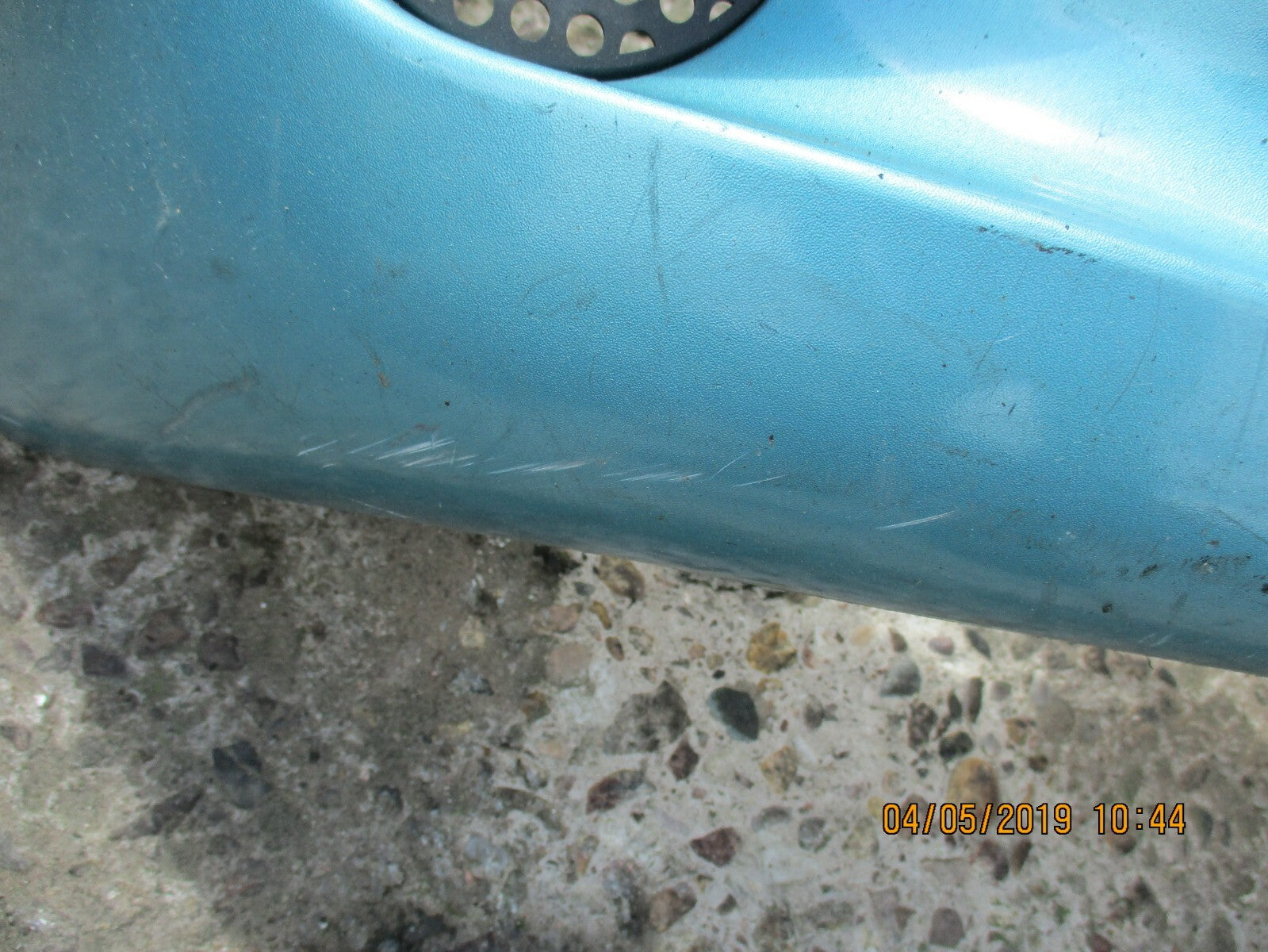 DAWOO MATIZ 2003 COMPLETE FRONT BUMPER BLUE