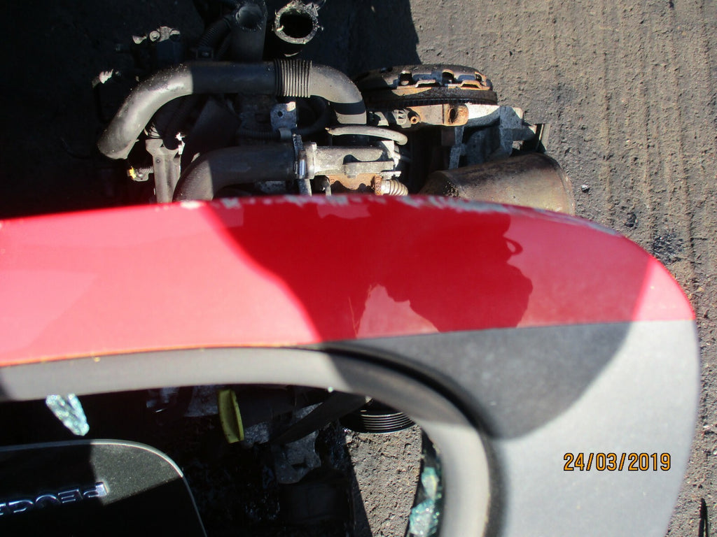 PEUGEOT 107 CITROEN C1 NS PASSENGER SIDE COMPLETE DOOR RED