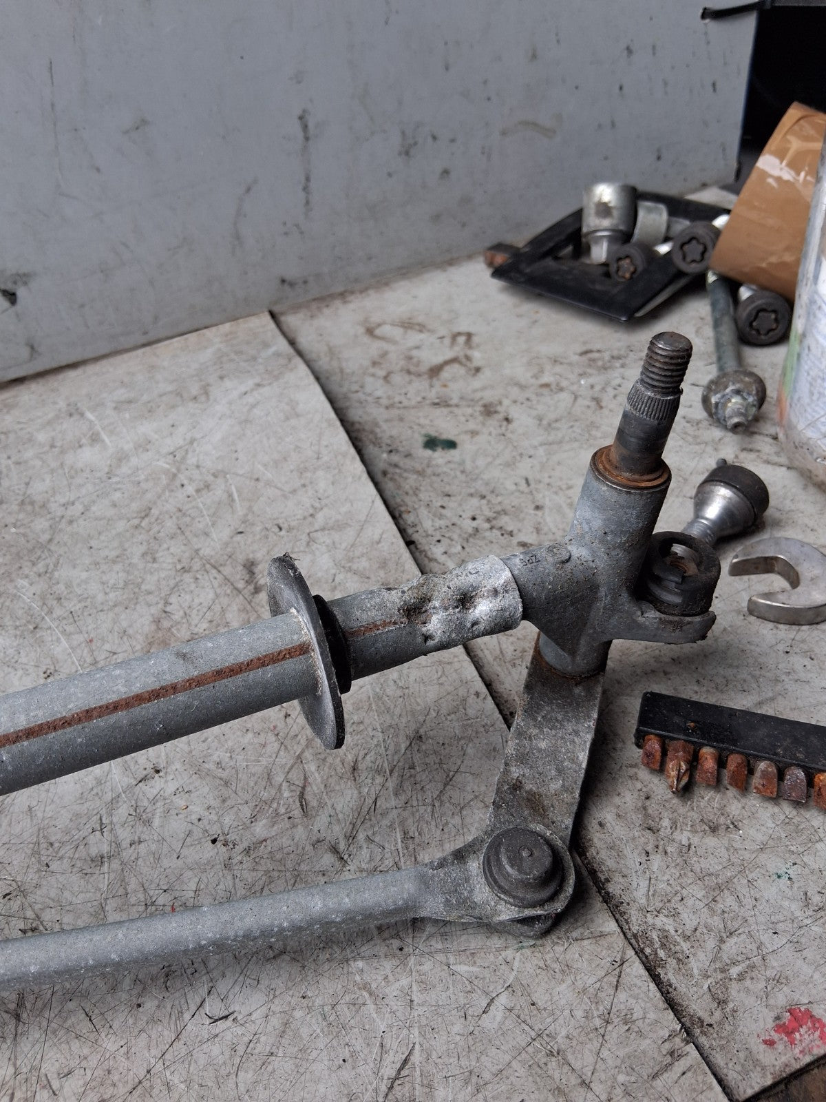 2008 CITROEN C2 FRONT WIPER  MOTOR AND LINKAGE FRONT