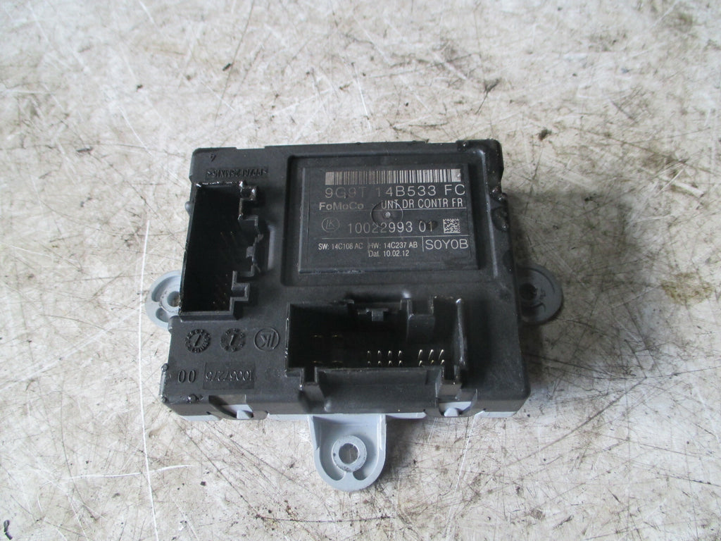 FORD GALAXY 2013 MK3 NSF PASSENGER SIDE FRONT CONTROL MODULE 9G9T14B533FC