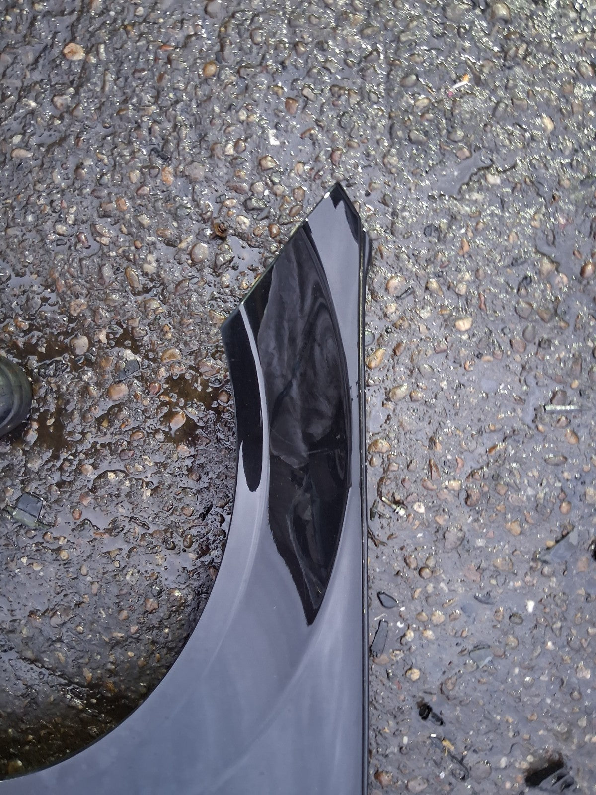 2015 MERCEDES W204 C CLASS NSF PASSENGER SIDE FRONT LEFT WING PANEL BLACK