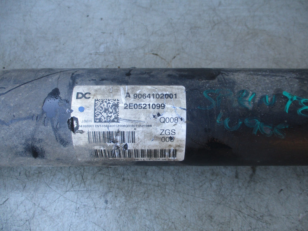 2012 MERCEDES BENZ SPRINTER W906 2.1 DIESEL PROP SHAFT A9064102001