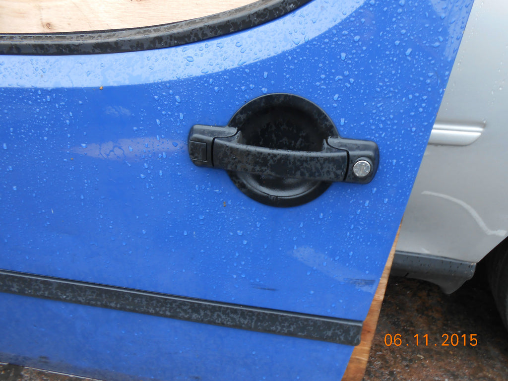 FIAT DOBLO MPV 2004 NSF PASSENGER SIDE FRONT BARE DOOR WITH HANDLE WING MIRROR