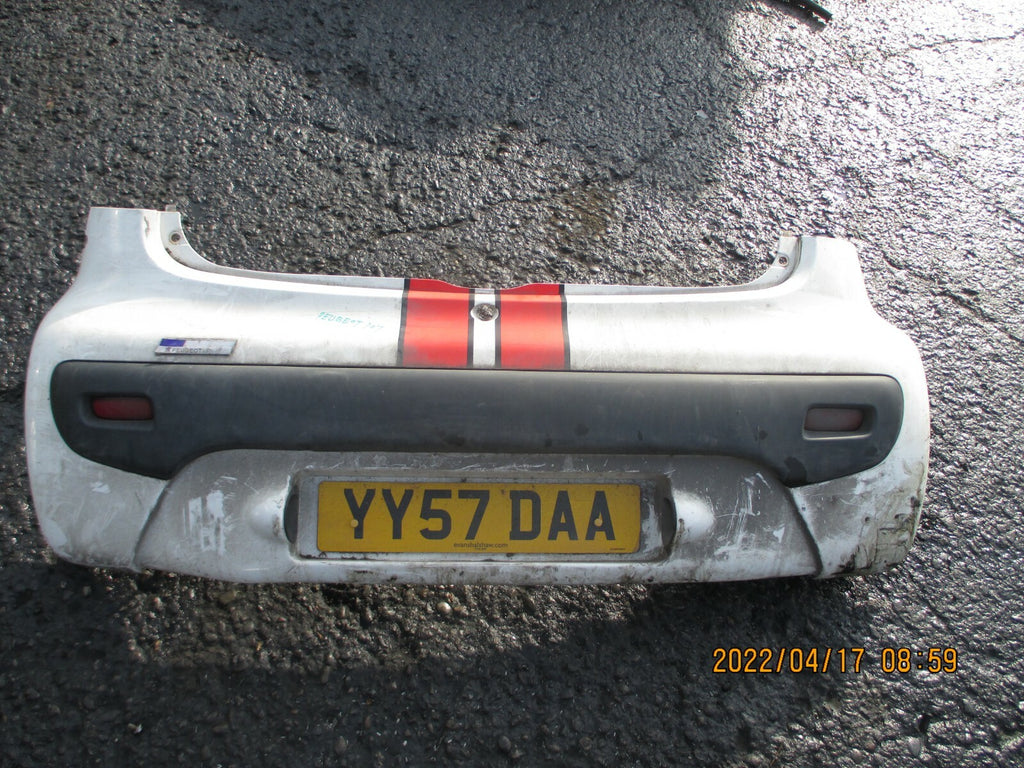 PEUGEOT 107 2007 REAR COMPLETE BUMPER