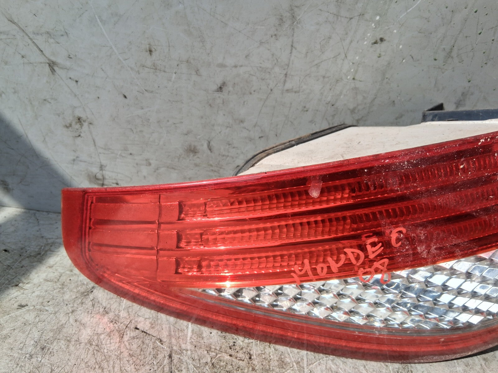FORD MONDEO MK4 2008 OSR DRIVER SIDE REAR RIGHT OUTER LIGHT 7S7113404