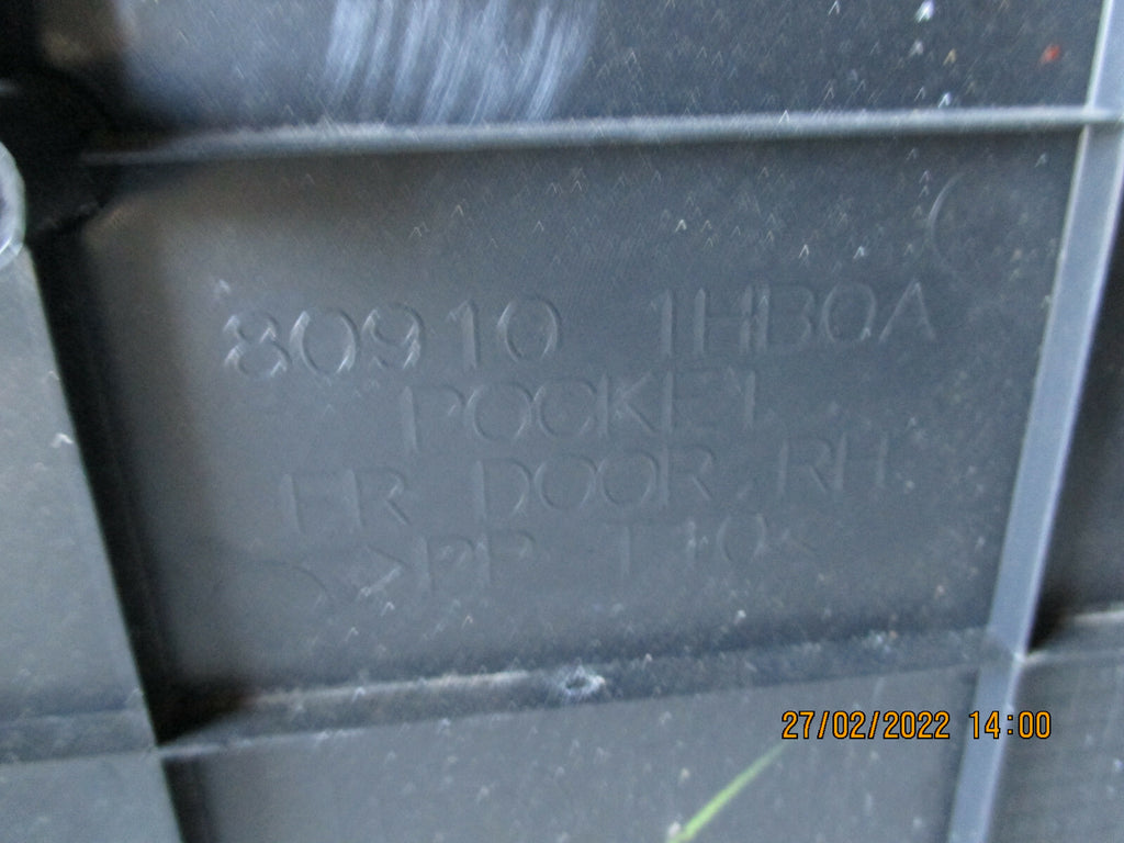 NISSAN MICRA 2014 MK4 K13 OSF FRONT DRIVER SIDE DOOR CARD 809101HB0A