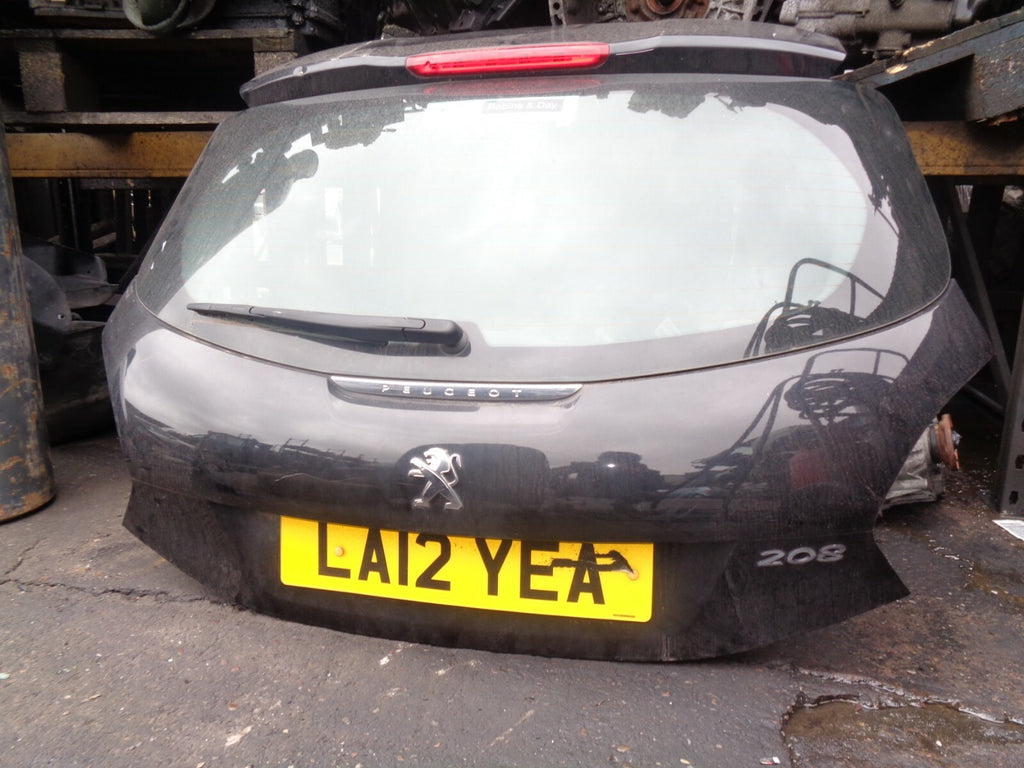 PEUGEOT 208 2012 5 DOOR REAR COMPLETE TAILGATE BOOTLID BLACK