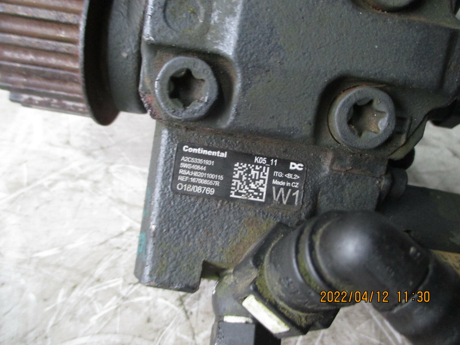 NISSAN JUKE 2013 1.5 DIESEL INJECTION PUMP 8201100115