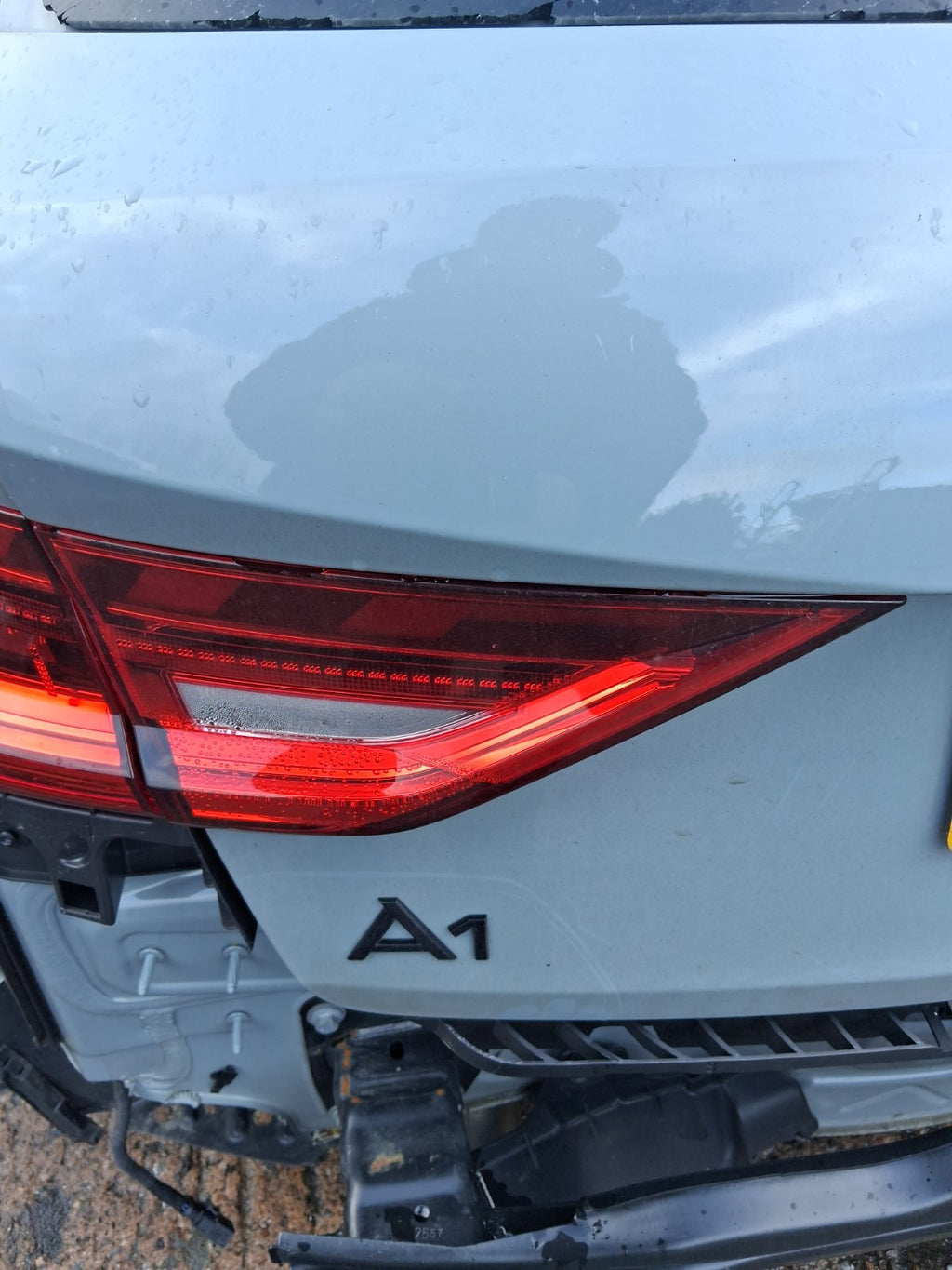 2025 AUDI A1 S LINE MK2 GB NSR PASSENGER SIDE REAR LEFT INNER TAIL LIGHT