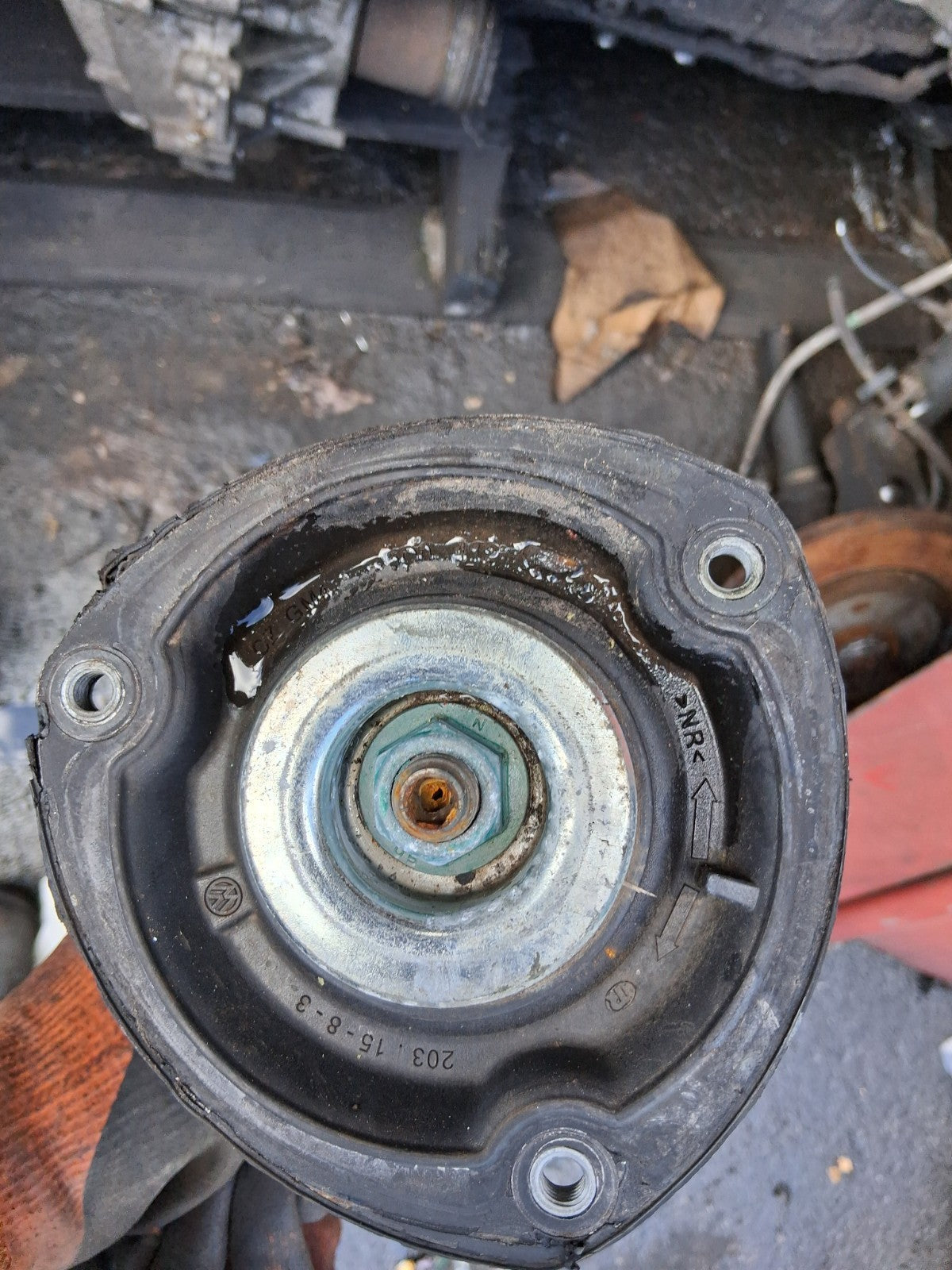 2020 SEAT IBIZA 6F NSF PASSENGER SIDE FRONT LEFT HUB LEG SHOCK