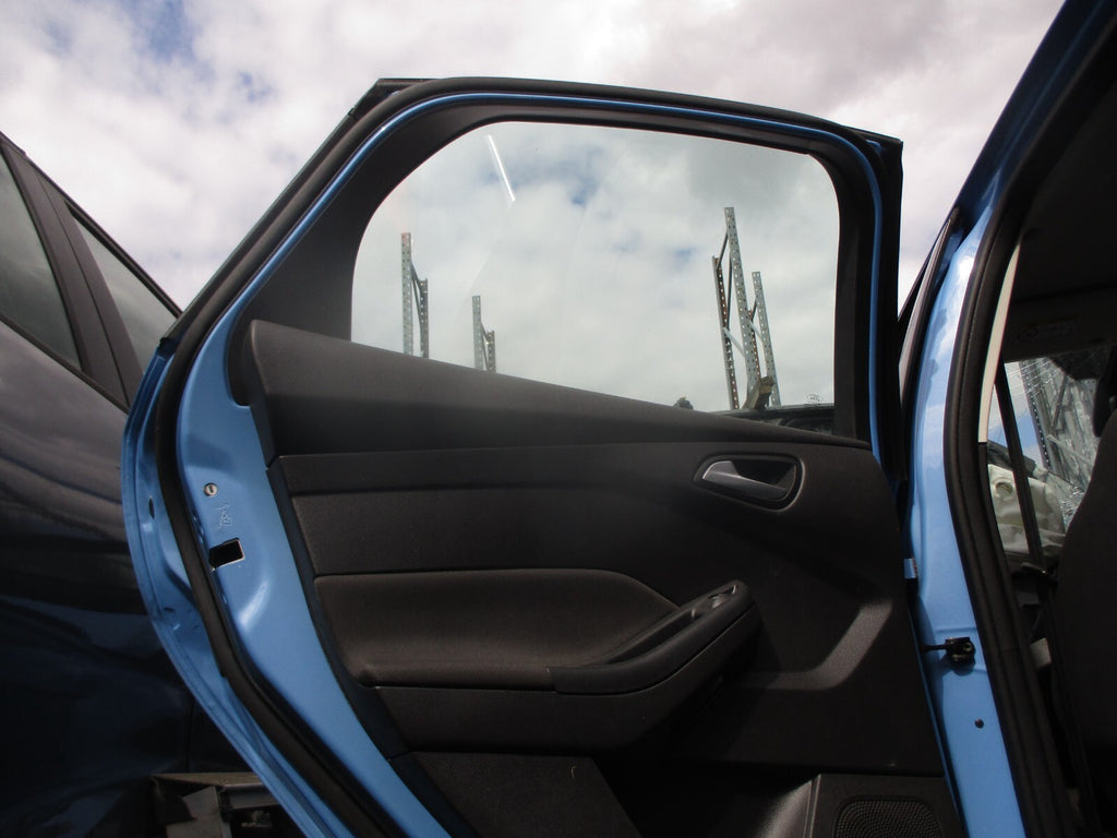 2017 FORD FOCUS MK3 NSR PASSENGER SIDE REAR LEFT COMPLETE DOOR ICEBERG BLUE