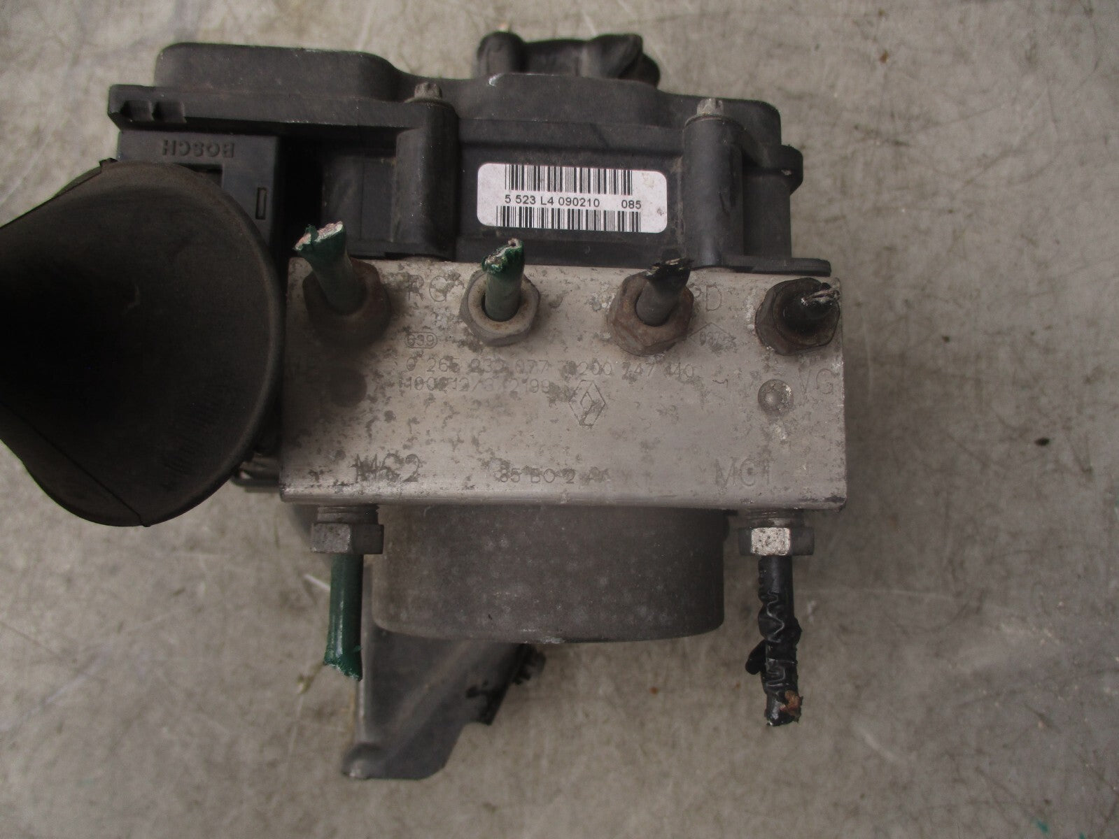 2010 RENAULT CLIO MK3 1.2 PETROL ABS PUMP CONTROL MODULE 0265232077