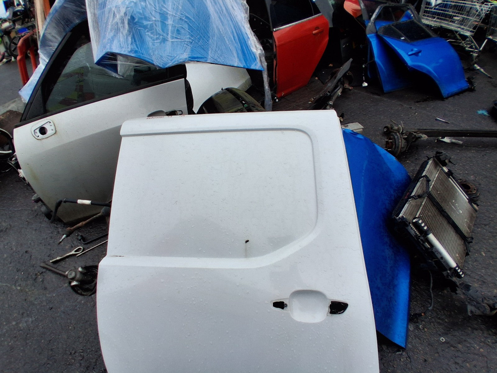 2023 CITROEN BERLINGO MK3 OS DRIVERS SIDE SLIDING LOADING DOOR WHITE