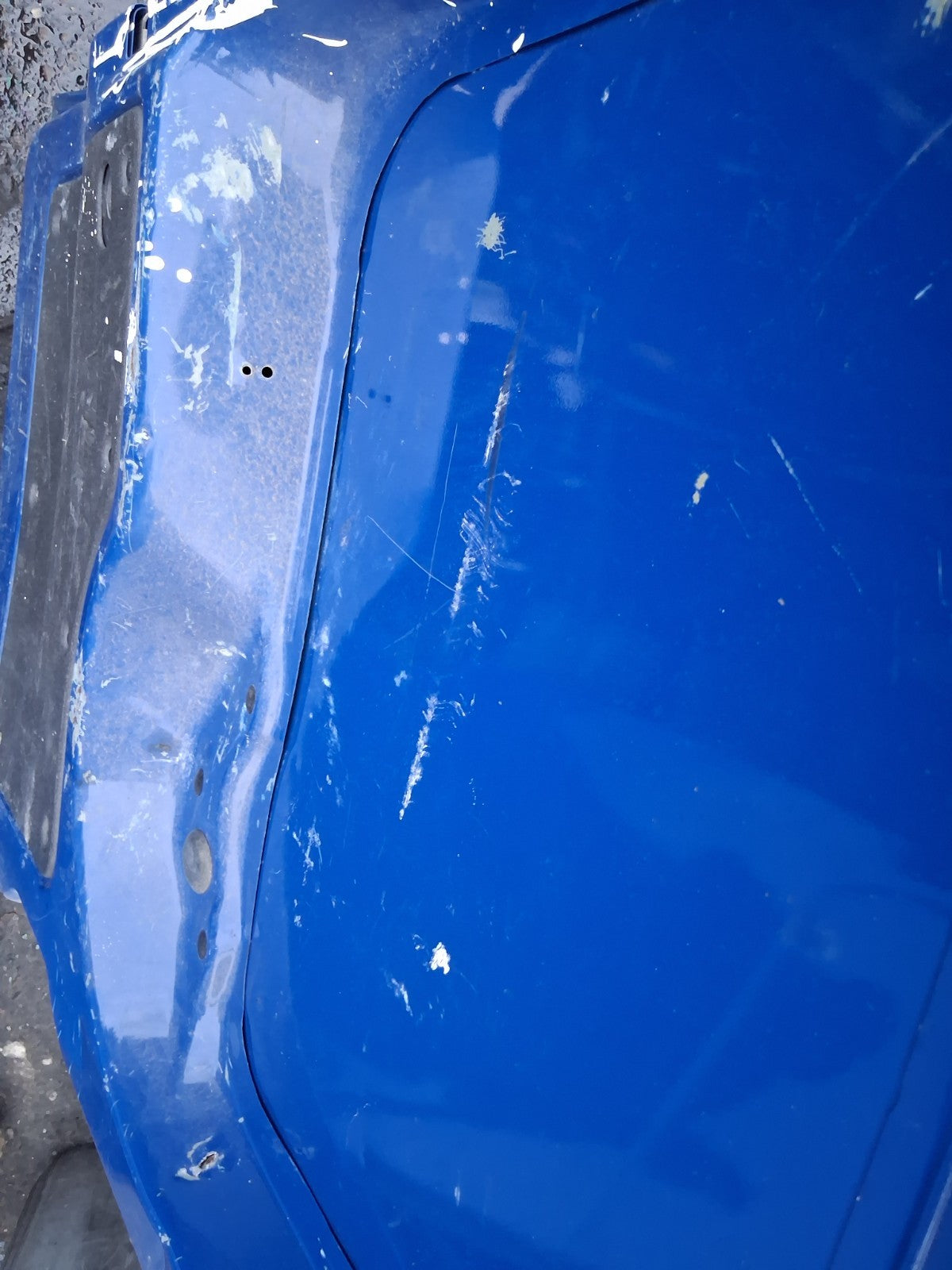 2016 FIAT FIORINO NSR PASSENGER SIDE REAR BACK DOOR WITHOUT HINGES BLUE