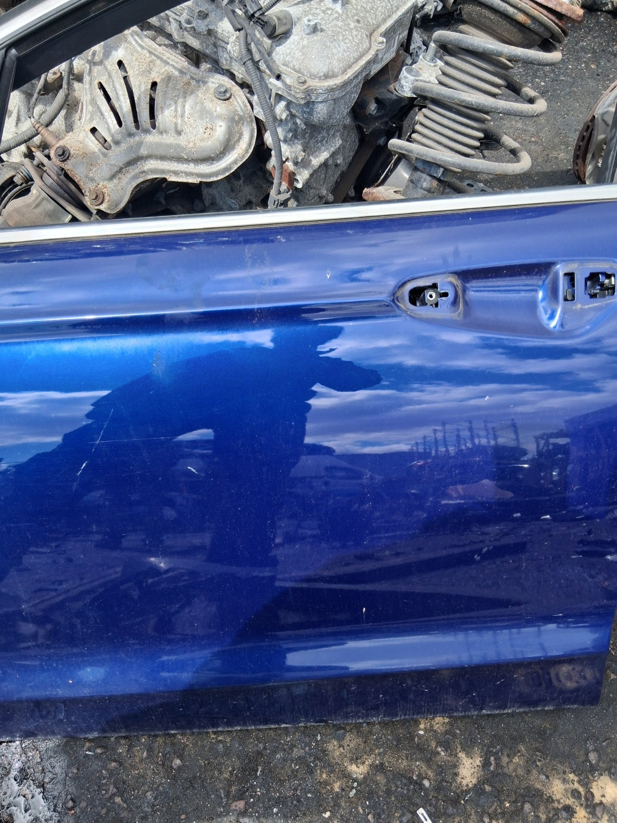 2017 FORD MONDEO MK5 NSF PASSENGER SIDE FRONT LEFT BARE DOOR BLUE LD