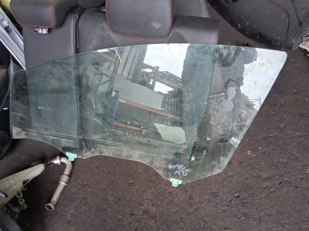 2016 NISSAN NOTE NSF PASSENGER SIDE FRONT LEFT WINDOW GLASS