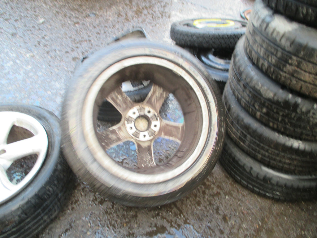 AUDI A4 B8 2014 17 INCH 5 SPOKE ALLOY WHEEL WITH TYRE 225/50R17 REF3