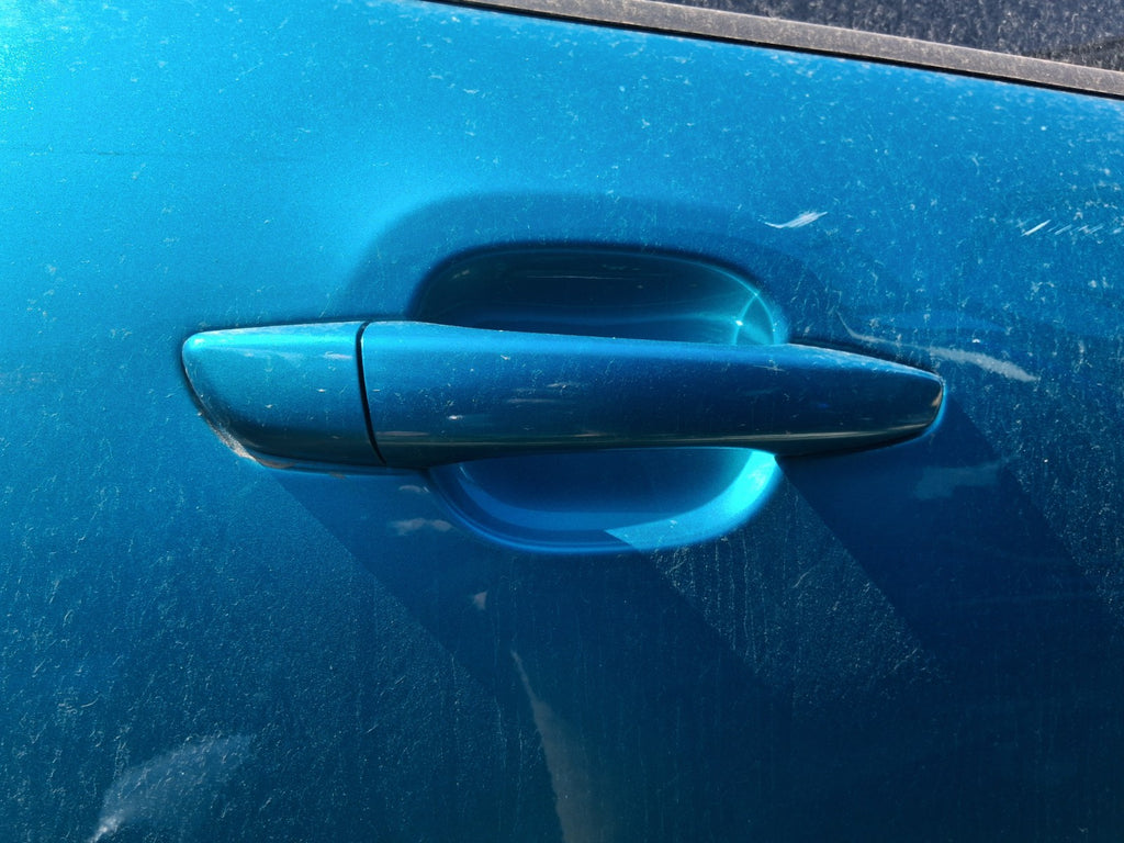2023 CITREOEN C3 MK3 OSR DRIVER SIDE REAR DOOR HANDLE SPRING BLUE METALLIC EWJ