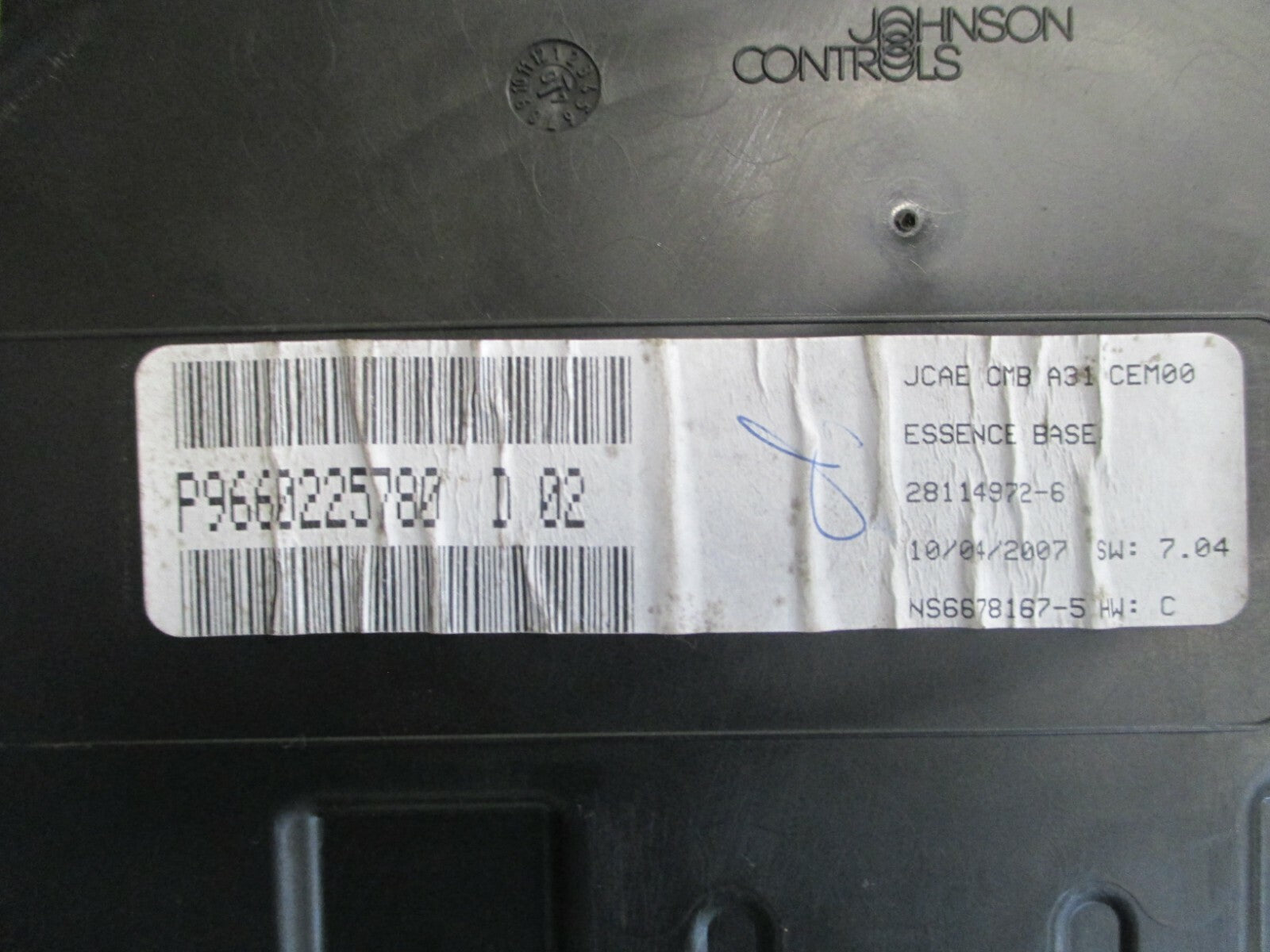 CITROEN C2 2007 SPEEDOMETER INSTRUMENT CLUSTER P9660225780