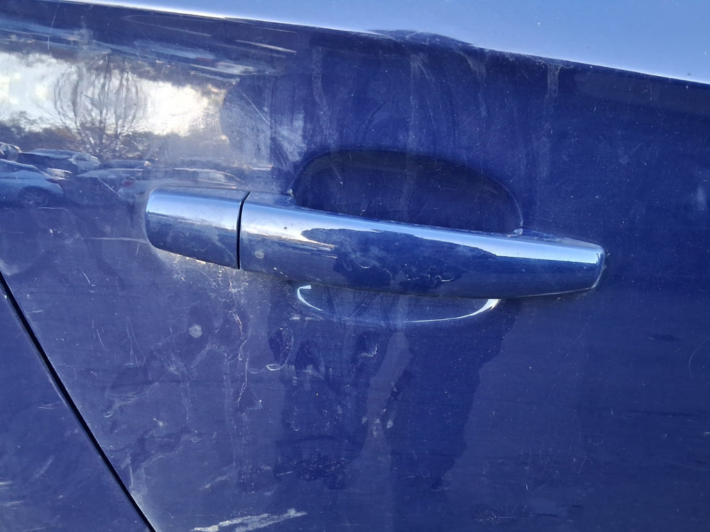 2016 VAUXHALL CORSA E OSR DRIVER SIDE REAR RIGHT COMPLETE DOOR BLUE