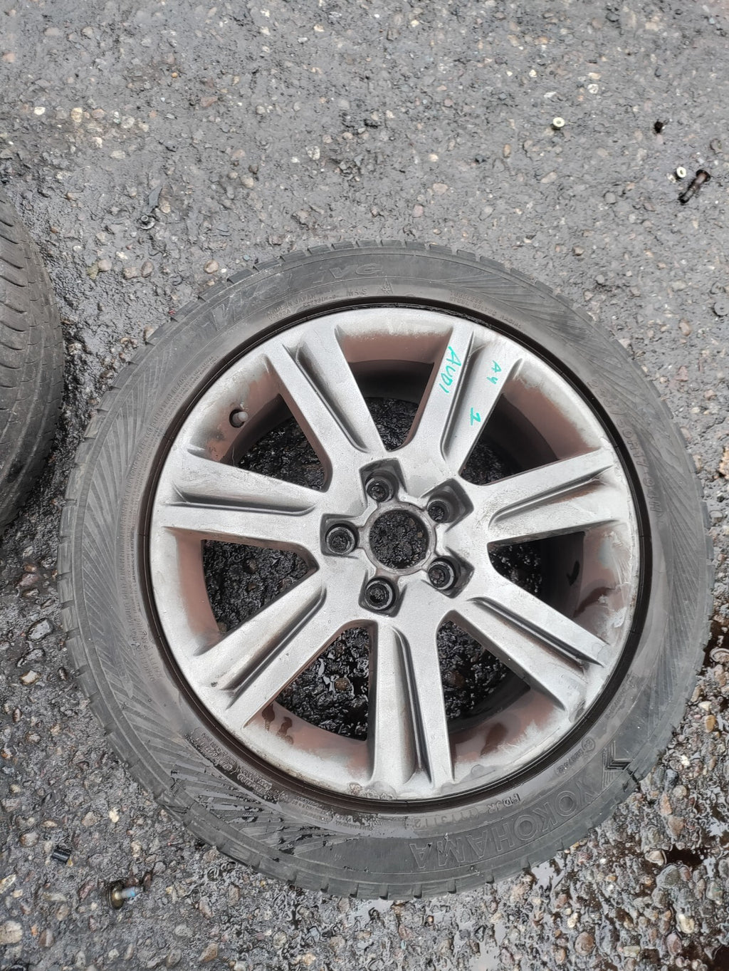 2008 AUDI A4 B8 AVANT ESTATE 17 INCH ALLOY WHEEL 225/50R17 REF 1