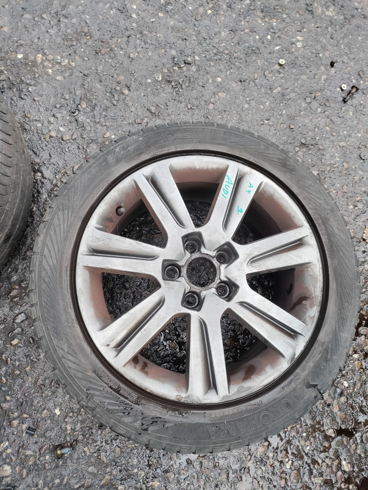 2008 AUDI A4 B8 AVANT ESTATE 17 INCH ALLOY WHEEL 225/50R17 REF 1