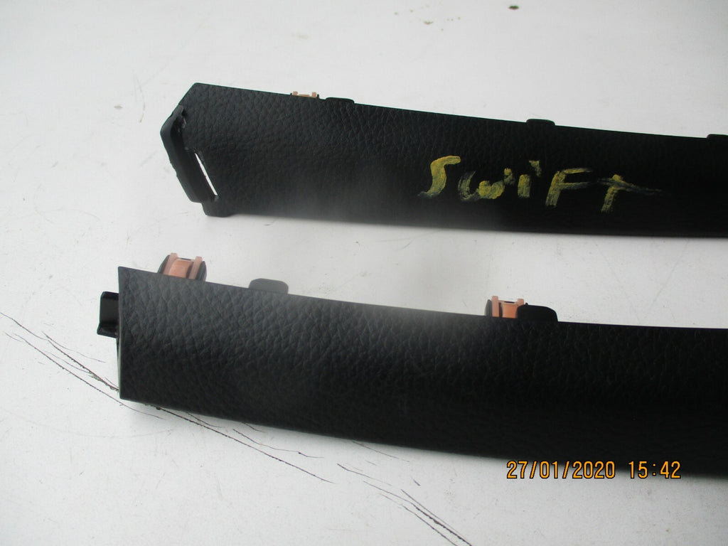 SUZUKI SWIFT MK3 2015 2 CENTRE CONSOLE PLASTIC TRIM COVER STRIP 73854-68L0 73853