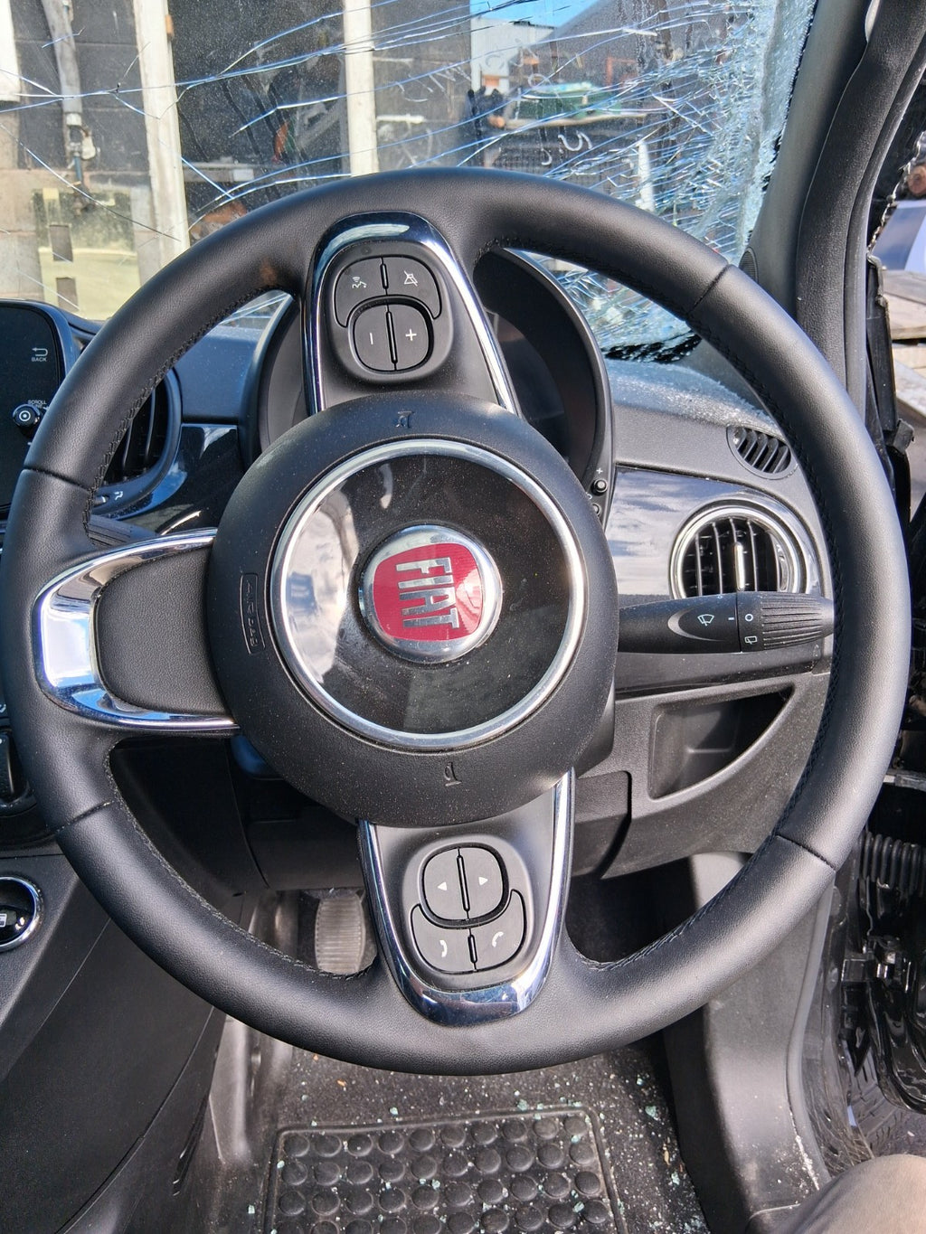2025 FIAT 500 MHEV MULTIFUNCTIONAL STEERING WHEEL WITHOUT AIR BAG BLACK