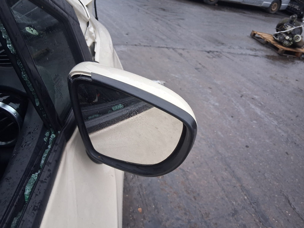 2018 NISSAN MICRA K14 OSF DRIVER SIDE FRONT RIGHT WING MIRROR IVORY