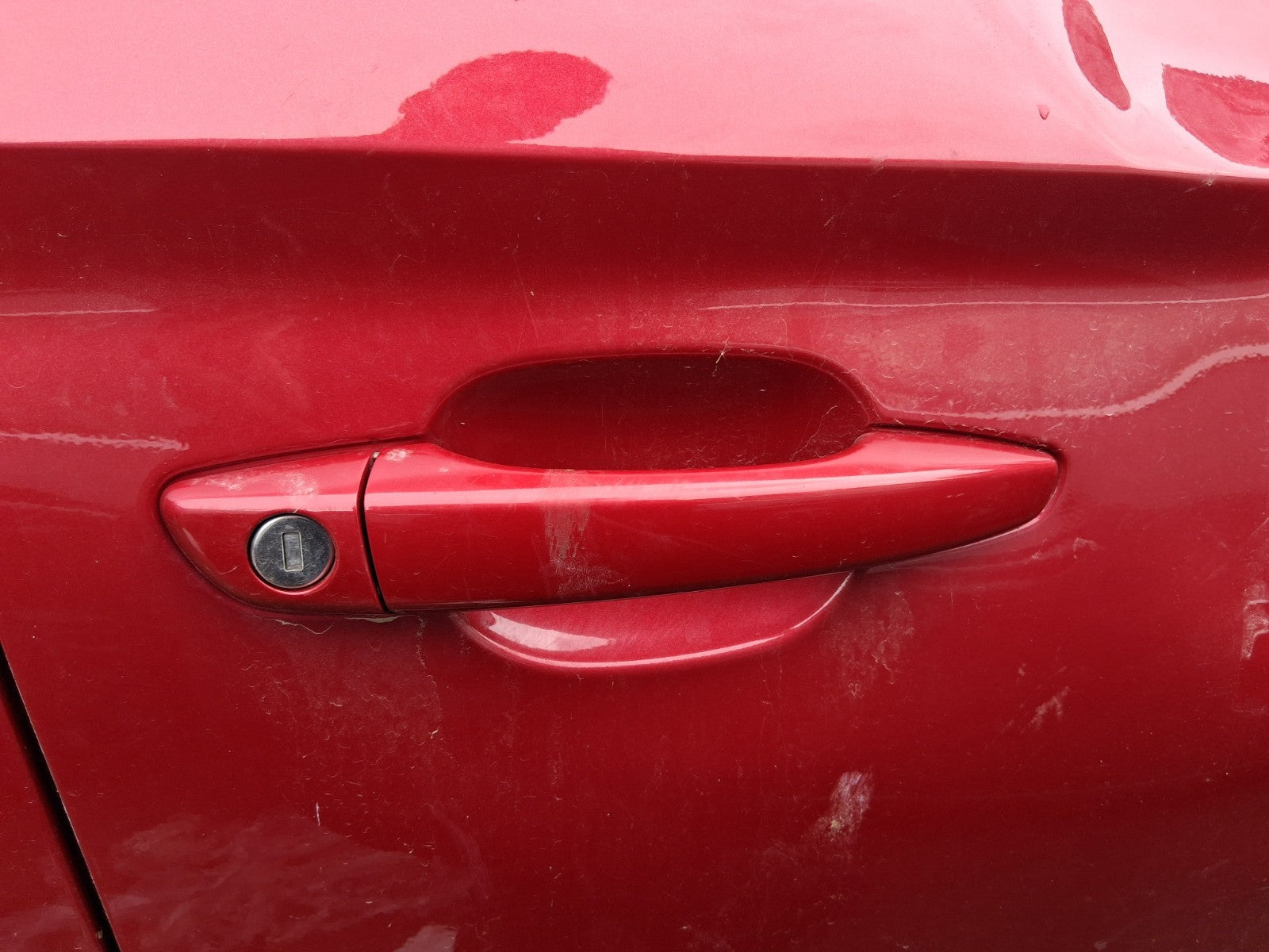 2020 VAUXHALL CORSA F HATCH OSF DRIVER SIDE FRONT EXTERIOR DOOR HANDLE RED