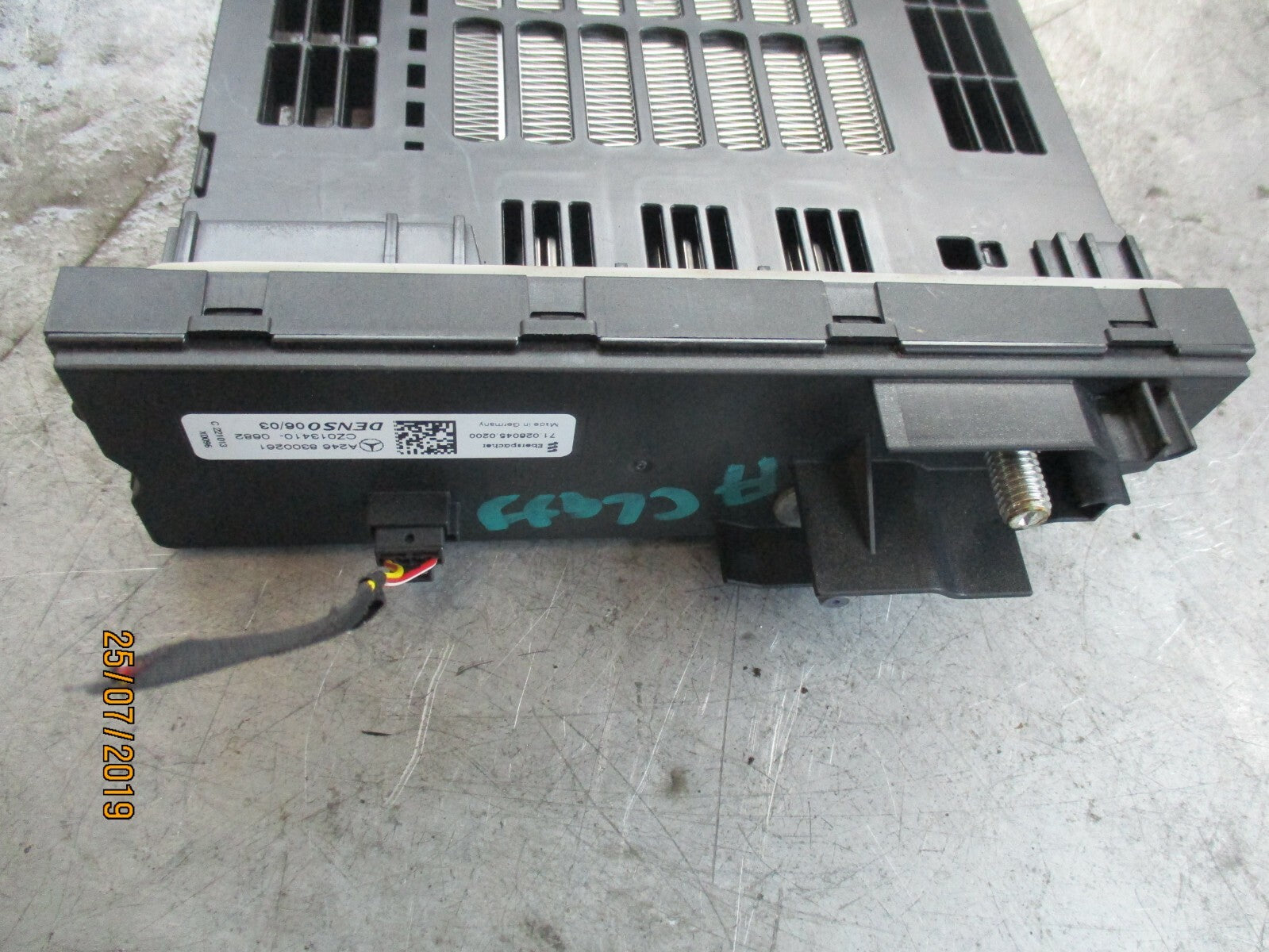 MERCEDES A CLASS W176 1.5 HEATER RESISTOR CONTROL MODULE A2468300261