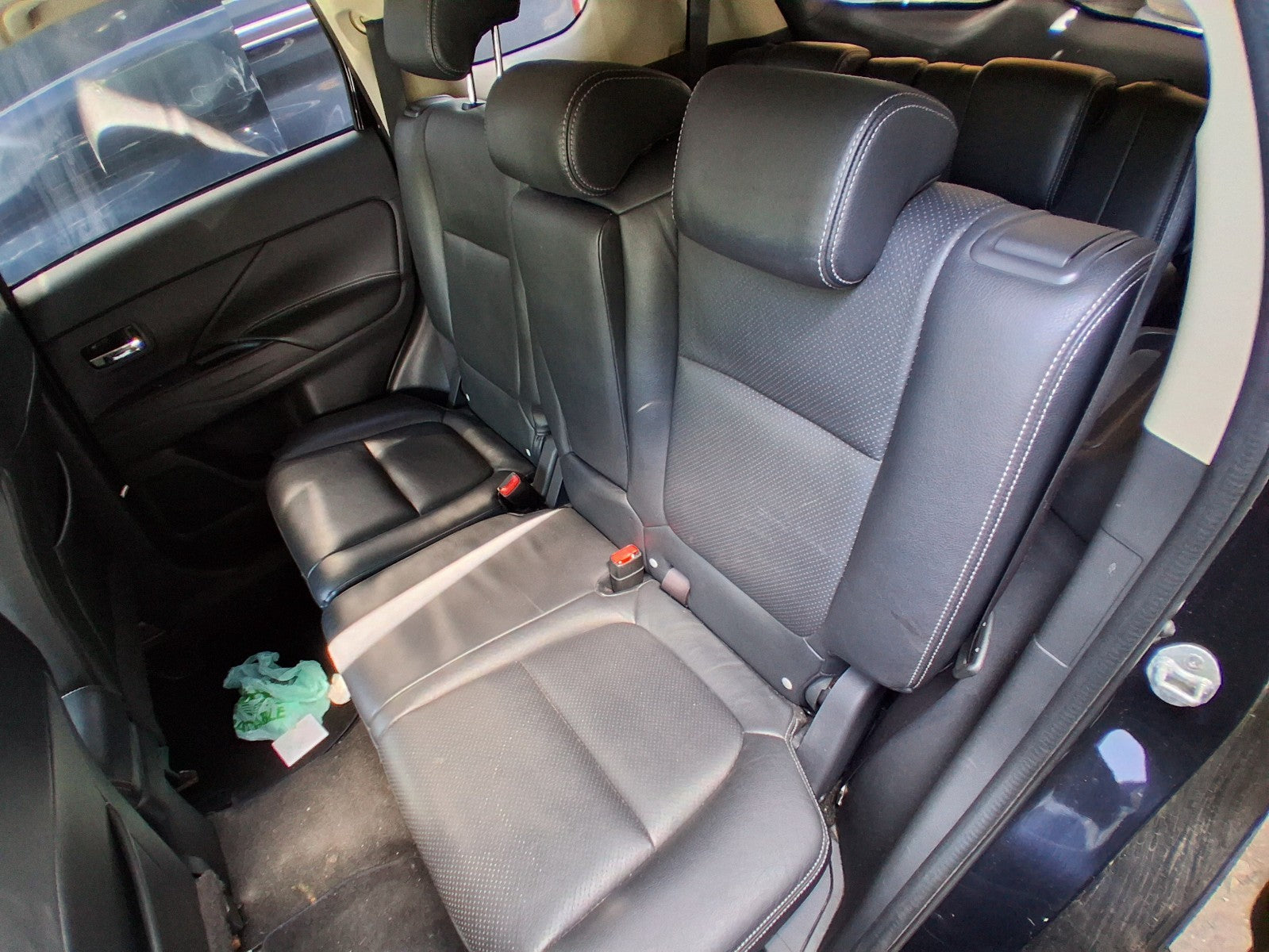 2018 MITSUBISHI OUTLANDER MK3 REAR 2ND COMPLETE ROW LEATHER SEAT