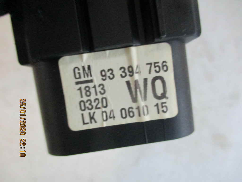 VAUXHALL MERIVA A MK1 2003 HEADLIGHT ADJUSTMENT CONTROL SWITCHES PANEL 93394756