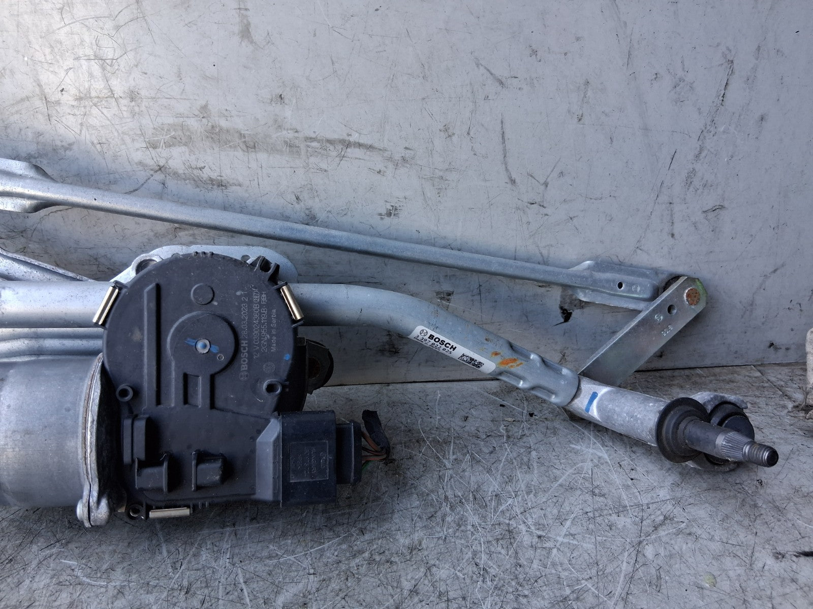 VW VOLKSWAGEN T CROSS 2023 FRONT WINDSCREEN WIPER MOTOR & LINKAGE 2GN955023