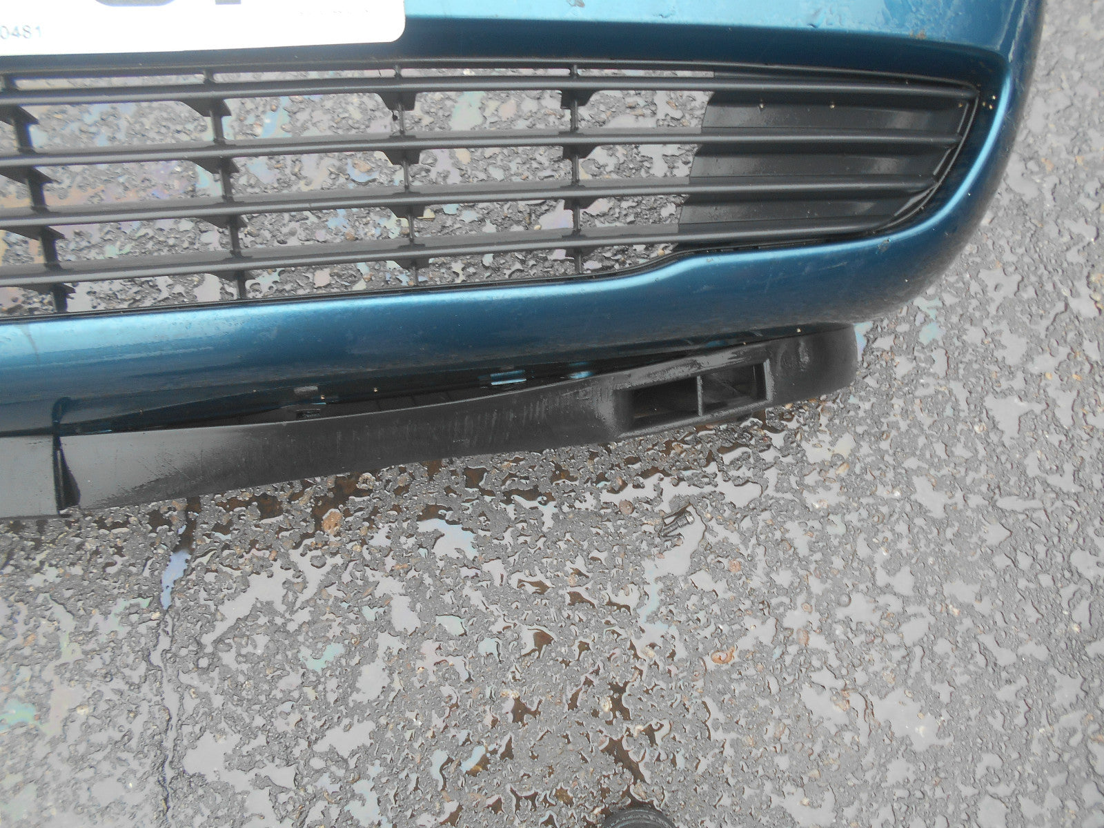 VAUXHALL ZAFIRA A 2001 PRE FACELIFT NON FOG FRONT BUMPER BLUE