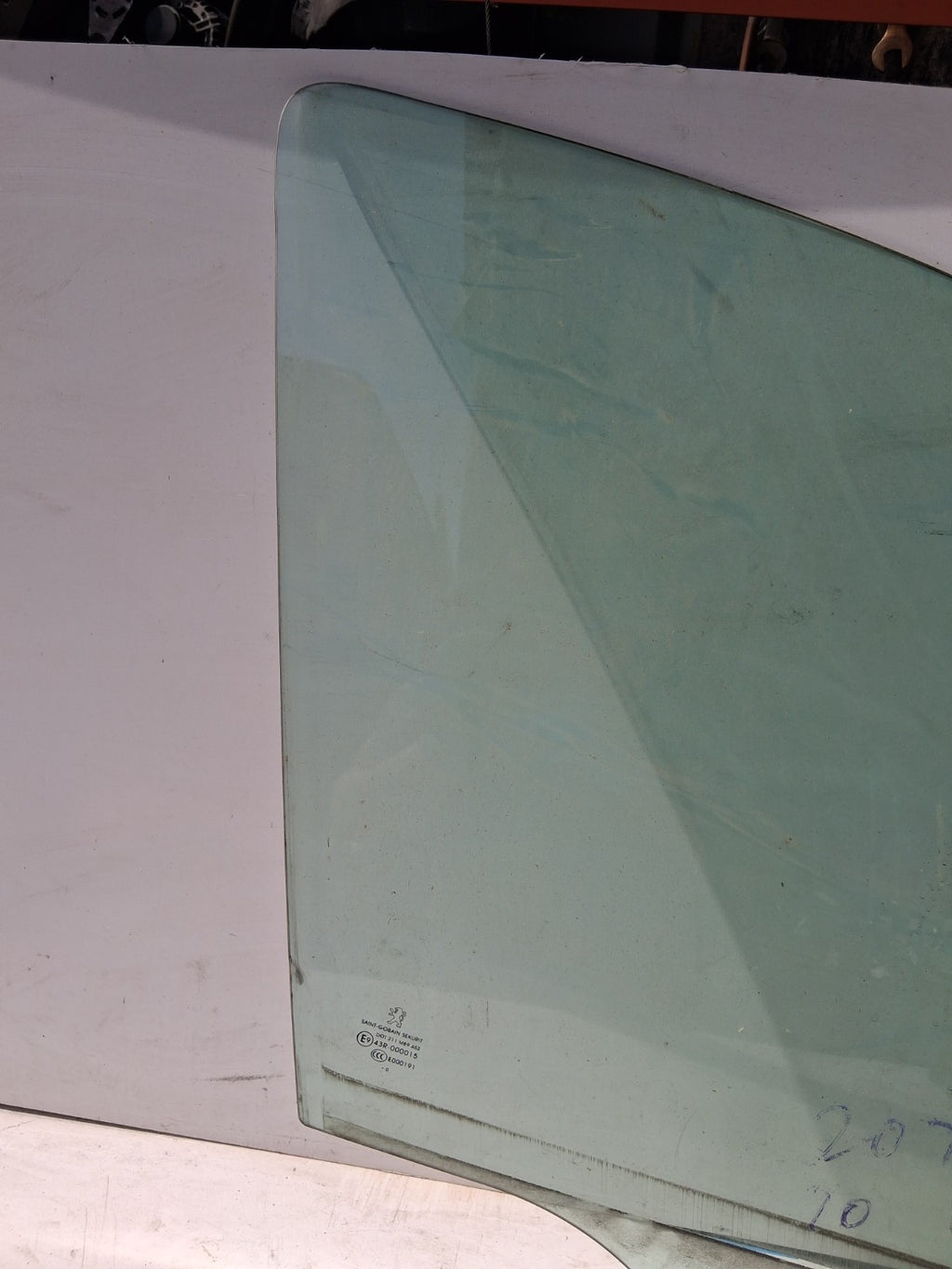 2010 PEUGEOT 207 HATCHBACK OSF DRIVER SIDE FRONT RIGHT WINDOW GLASS