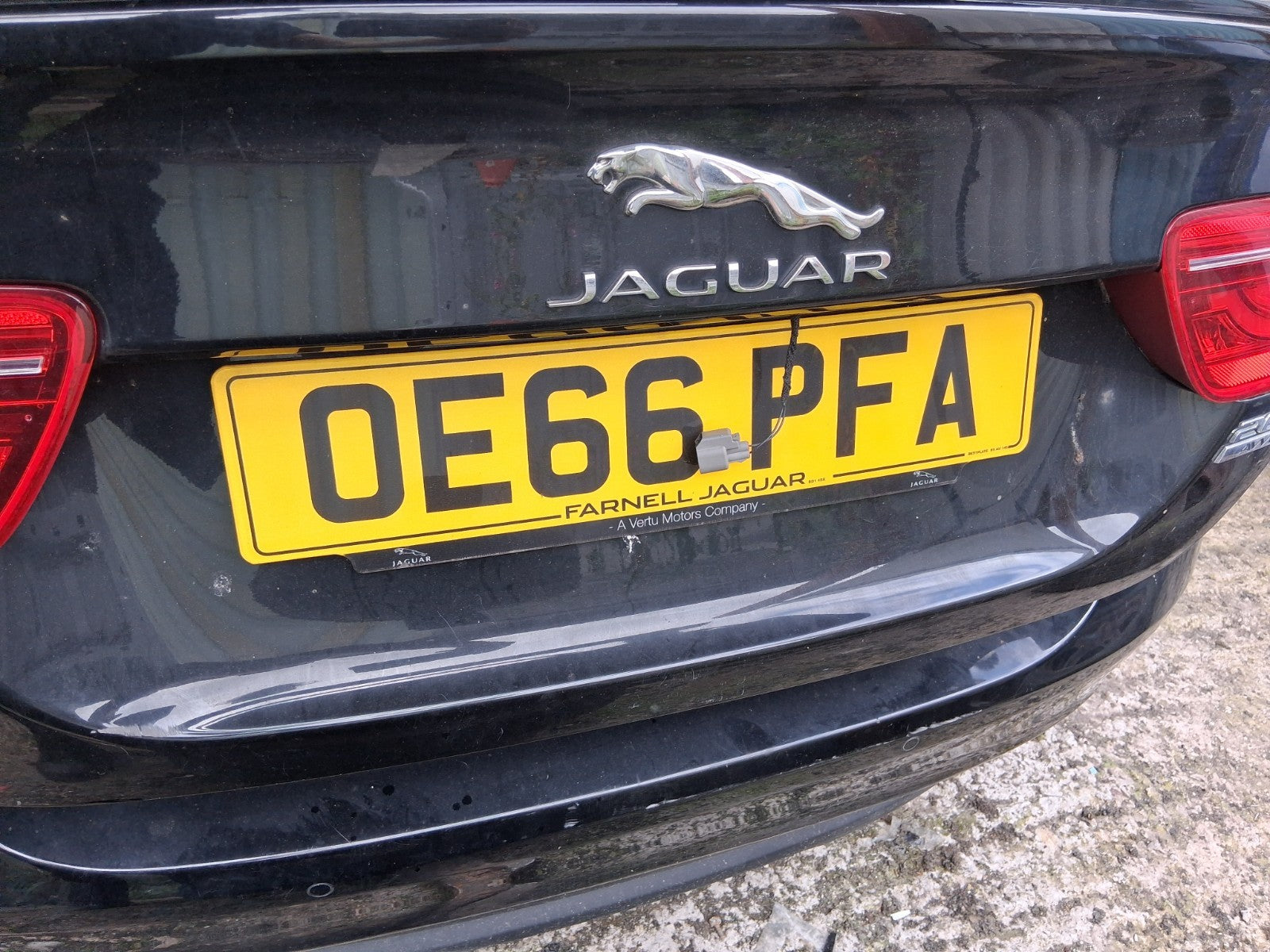 2017 JAGUAR XE BARE TAILGATE BOOTLID BLACK