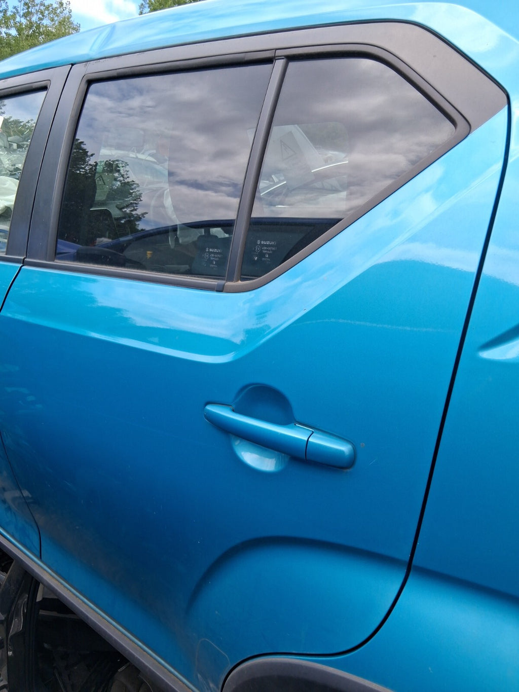 2022 SUZUKI IGNIS SZ5 NSR PASSENGER SIDE BARE DOOR NEON BLUE METALLIC CFJ