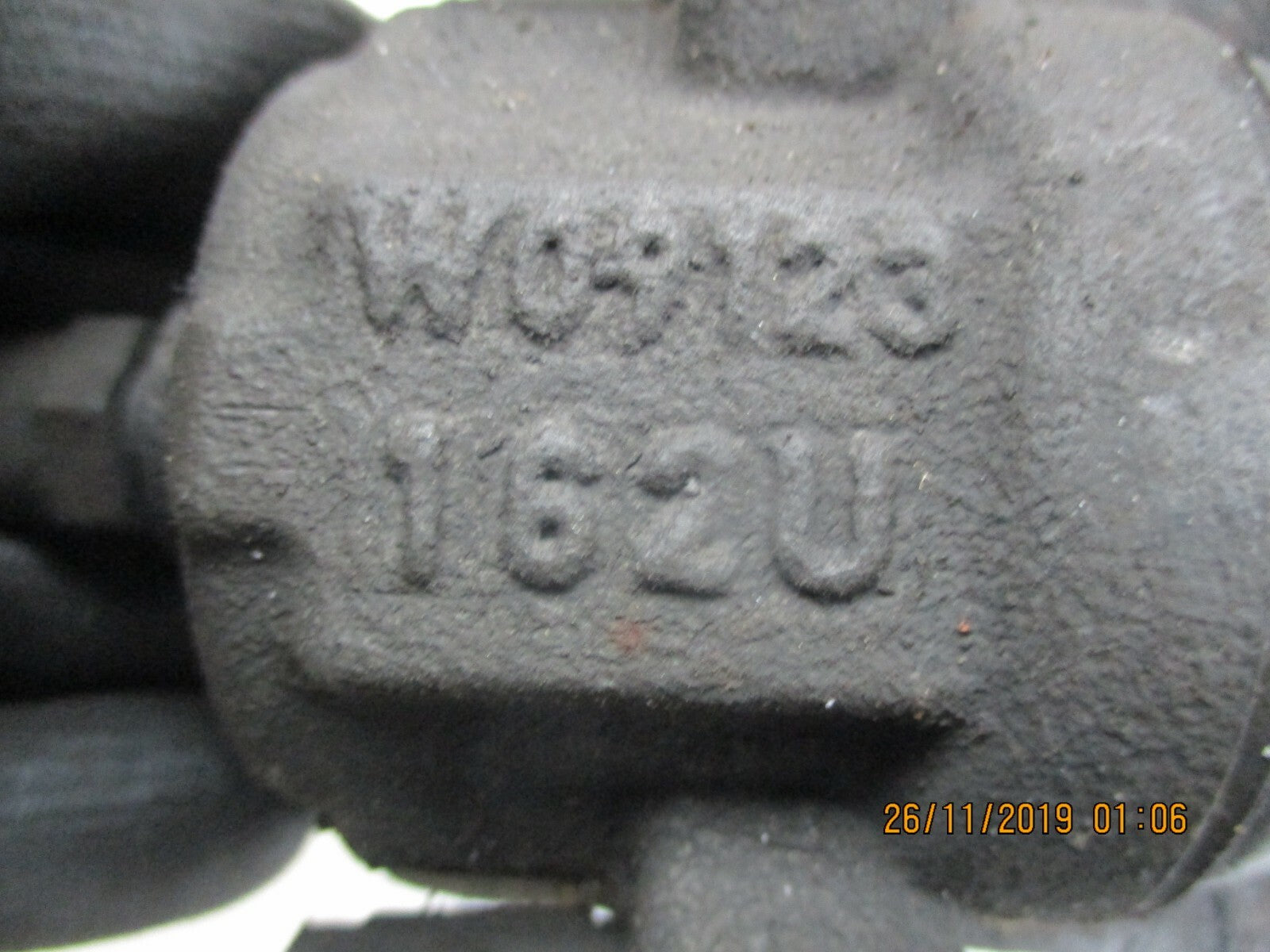 BMW 1 SERIES F20 F21 2016 NSR PASSENGER SIDE REAR BRAKE CALIPER W09123162U