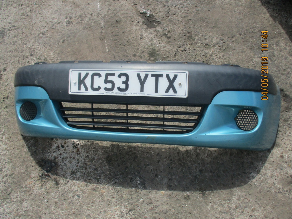 DAWOO MATIZ 2003 COMPLETE FRONT BUMPER BLUE
