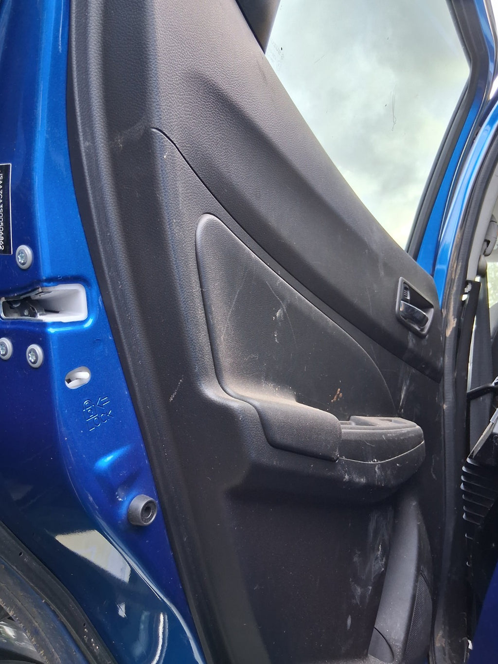 2021 SUZUKI SWIFT A2L MK4 NSR PASSENGER SIDE REAR RIGHT DOOR CARD