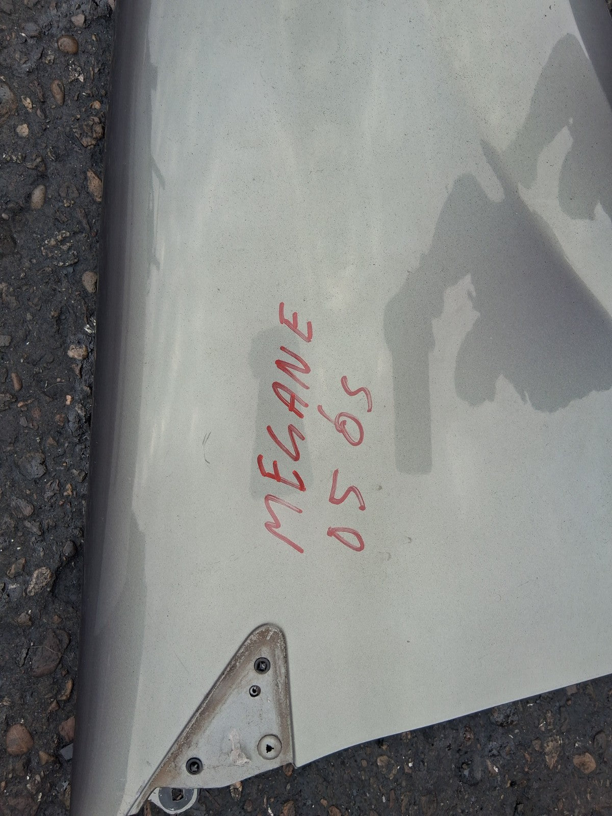 2005 RENAULT MEGANE MK2 OS DRIVER SIDE FRONT WING PANEL GREY