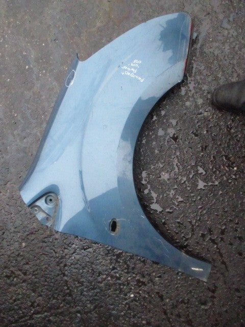 PEUGEOT PARTNER MK2 2009 NSF PASSENGER SIDE FRONT WING PANEL BLUE